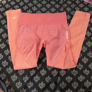 gym shark ombré leggings